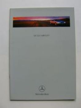 Mercedes Benz CLK Cabriolets W208 April 1998 Prospekt