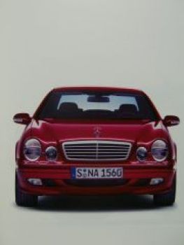 Mercedes Benz CLK Coupés Prospekt Juli 1999 BR208