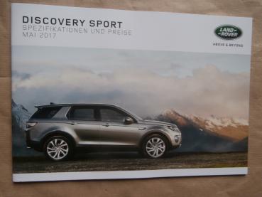 Land Rover Discovery Sport Preisliste Mai 2017