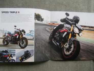 Triumph Roadsters & Supersports 2016 Speed Triple S +Triple R +Daytona 675 R Prospekt