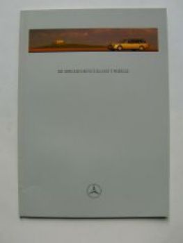 Mercedes Benz E-Klasse T-Modell W210 August 1997 Prospekt