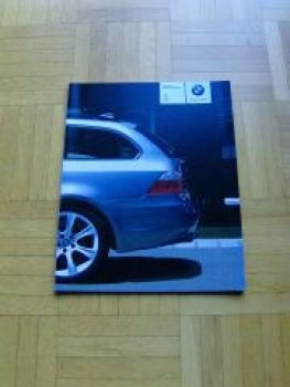 BMW Prospekt 5er Touring E61 525i+545i+525d+530d 2004