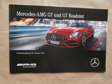 Mercedes Benz AMG GT & Roadster +Night Paket GT R 9.Oktober 2017 NEU