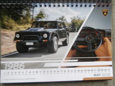 Lamborghini Tischkalender 2018 Since we made it possible 16x21cm