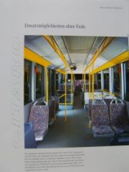 Mercedes Benz Omnibusse Innenausstattungen Prospekt Juni 2000