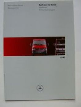 Mercedes Benz Sprinter Technische Daten November 1997