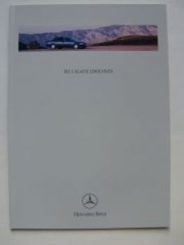 Mercedes Benz C-Klasse Limousinen W202 Februar 1998 NEU