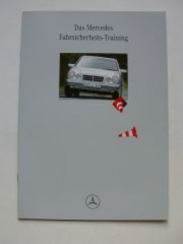 Mercedes Benz Fahrsicherheits-Training Prospekt März 1998