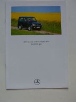 Mercedes Benz G-Klasse BR463 Prospekt Juni 1994 NEU