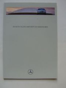 Mercedes Benz E-Klasse W210 Prospekt August 1995 NEU