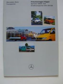 Mercedes Benz Sprinter 208D-414, 510-814DA Pritschen/Kipper