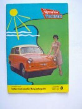 Jugend und Technik August 1960 Phenoplaste, Trabant
