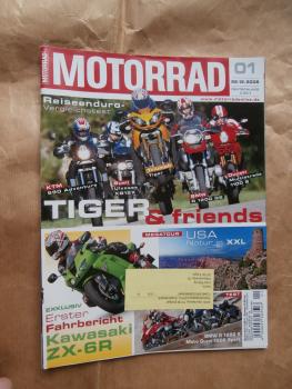 Motorrad 1/2006 KTM 990 Adventure vs. Buell Ulysses XB12X vs. Triumph Tiger vs. BMW R1200GS vs. Ducatio Multistrada 1100S,