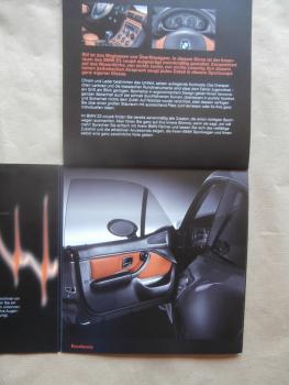 BMW Z3 coupé E36/8 2.8 +M +Heritage Prospekt A5 Format Vorstellung