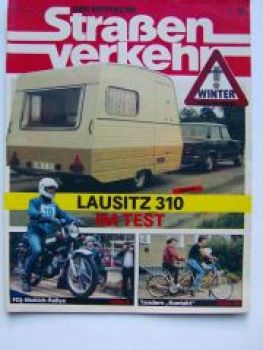 Der Deutsche Straßenverkehr 11/1986 Lausitz 310, Wartburg