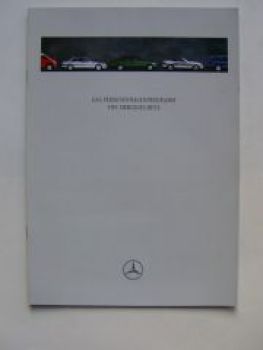 Mercedes Benz PKW Programm Prospekt Mai 1996