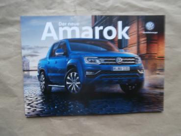 VW Amarok +Aventura +Canyon +Highline +Aufbauten Prospekt Juni 2017
