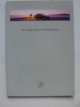 Mercedes Benz C-Klasse T-Modelle W202 Prospekt August 1996