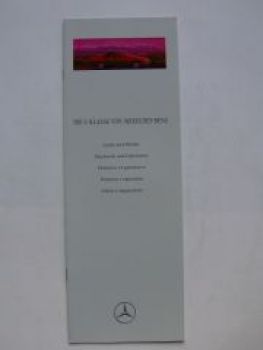 Mercedes Benz C-Klasse W202 Lacke & Polster Juli 1993