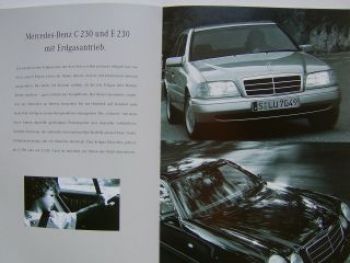 Mercedes Benz C230 W202 E230 W210 Erdgasfahrzeuge 8/1996