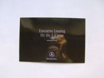 Mercedes Benz S-Klasse BR221 Executive Leasing Prospekt