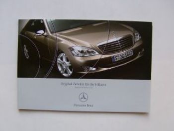 Mercedes Benz S-Klasse BR221 Zubehör Prospekt September 2005