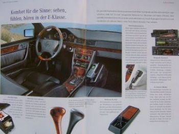 Mercedes Benz E-Klasse W124 Zubehör Prospekt August 1995