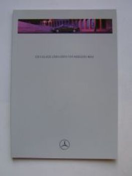 Mercedes Benz E-Klasse Limousinen Prospekt W124 Juli 1994