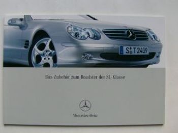 Mercedes Benz SL-Klasse BR230 Zubehör Prospekt August 2001