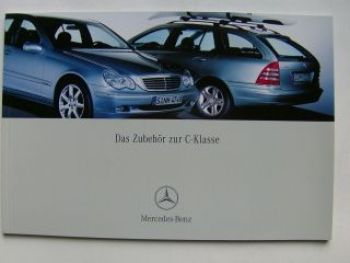Mercedes Benz C-Klasse BR203 Zubehör Propsekt März 2001 : Autoliteratur  Höpel