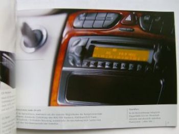 Mercedes Benz C-Klasse BR203 Zubehör Propsekt März 2001