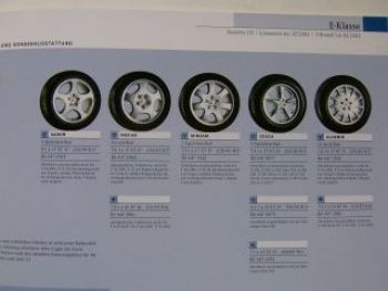Mercedes Benz Leichtmetallräder PKW Vorgängermodelle 9/2005