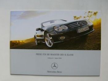 Mercedes Benz Preisliste SL-Klasse BR230 August 2006