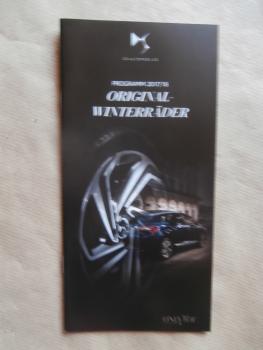 Citroen DS Automobiles Programm 2017/18 Original Winterräder DS3 +Performance DS4 DS5 Flyer