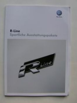 VW R-Line Sportliche Ausstattungspakete Oktober 2009 NEU