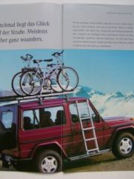 Mercedes Benz G-Modell Zubehör Prospekt Mai 1997