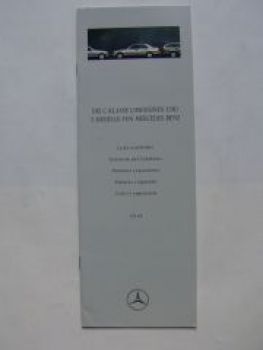 Mercedes Benz C-Klasse W202 Lacke & Polster Februar 1996