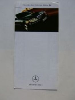 Mercedes Benz S-Klasse W220 Collection Edition S Preisliste