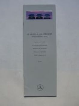 Mercedes Benz E-Klasse W210 Lacke & Polster Juni 1995