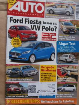 Auto Strassenverkehr 26/2015 Renault Talisman, Ford S-Max 2.0TDCI 4x4,C180 vs. 318i F30 vs. A4 1.4TFSi,Golf7 GTI Clubsport