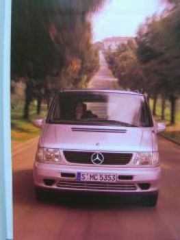 Mercedes Benz V-Klasse BR638 Prospekt Oktober 1996 NEU