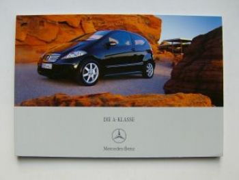 Mercedes Benz A-Klasse BR169 Dezember 2005 Prospekt