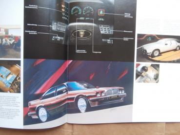 Jaguar XJ6 +Sovereign +Daimler (XJ40) Deutscher Prospekt +Datenblatt Rarität