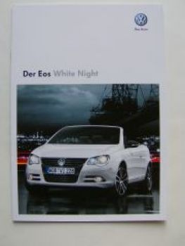 VW Eos White Night Prospekt +Preisliste Oktober 2009