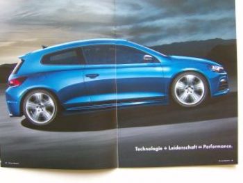 VW Scirocco R Prospekt November 2009 +Preisliste NEU