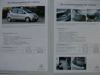 Mercedes Benz A-Klasse Fahrschulpakete/Ausstattungspakete