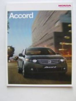 Honda Accord Prospekt Mai 2008 NEU