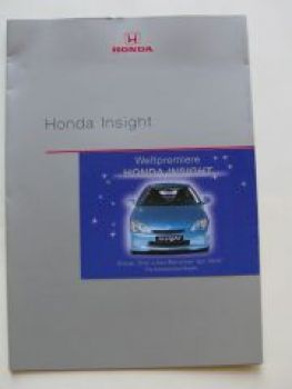 Honda Insight Prospekt November 1999 NEU
