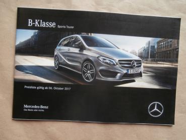 Mercedes Benz B-Klasse BR246 160d 180d +Edition 200d 220d,B160,B180 B200 B220 B250 BR246 6.Oktober 2017