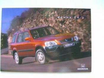 Honda CR-V Prospekt Englisch UK September 1998